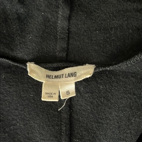 Helmut Lang Black Wool Women's Wrap Cardigan S - Picture 7 of 7